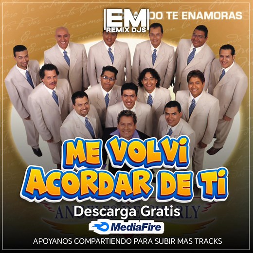27K views · 460 reactions | Me Volvi A Acordar De Ti - Los Angeles De Charly - Cumbia Remix - Intro & Outro - 90Bpm ⬇️Link De Descarga MP3 En Los Comentarios⬇️ | EM Remix DJS | Facebook