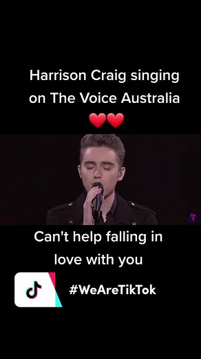 Harrison Craig Singing 'Can't Help Falling in Love' on The Voice Australia