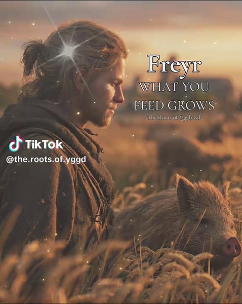 Freyr is called a God of fertility and that name is accurate as far as it reaches. But it does not reach far enough. His sphere is not just crops rising from soil at the right season. He stands for the entire condition that allows life to increase at all. The peace that makes cultivation possible. The plenty that follows right order. The good seasons that come when the relationship between people and the land they depend on is being properly maintained. He is not growth as a passive condition of