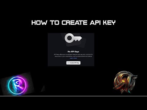 How to create api key in Roblox | RG?!OP