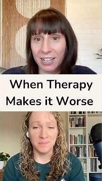 When Therapy Makes it Worse