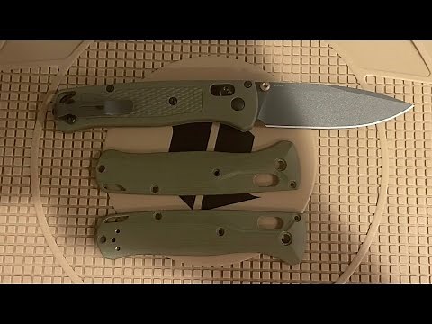 Flytanium G-10 Crossfade Scales for the Benchmade Bugout 535GRY-1