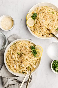 Garlic Butter Scallop Pasta Recipe