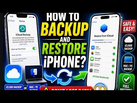 How To Backup And Restore iPhone?