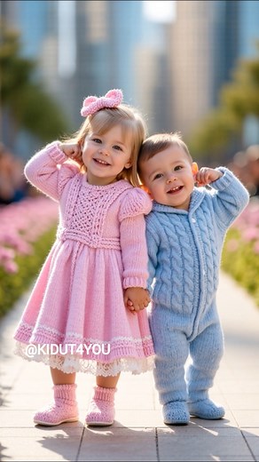 7.7K views · 4.3K reactions | Adorable baby fashion show.朗 #baby #fashion #duo #viral | Kids Kidut | Facebook