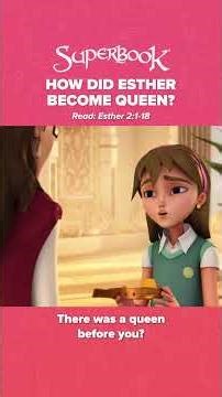 After Queen Vashti, Esther became the new queen of Persia. 👸🏻 #SuperbookClips