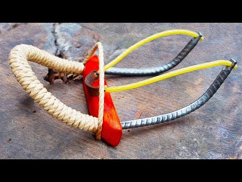 How to Make a Homemade Slingshot from Scraps of Rebar [Easy and Cheap]