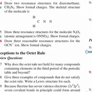 4 Draw two resonance structures for diazomethane, \mathrm { CH ... | Filo