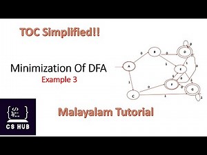 Minimizing DFA |Example3
