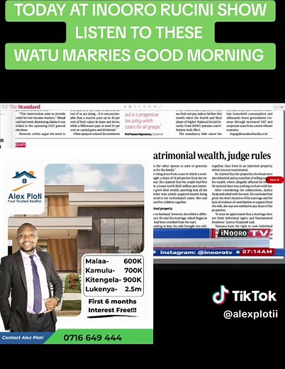 Catch the Highlights from Inooro Rucini Show Today