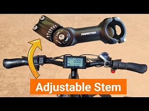 Adjustable Bicycle Handlebar Stem Installation on Senada Saber Ebike