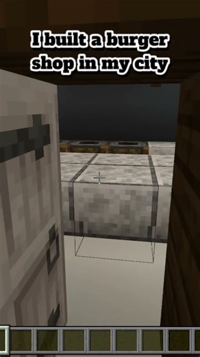 Adding a burger shop to my city #minecraft