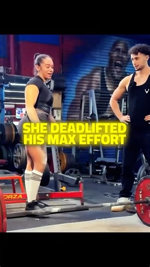 He Didn't Know His Girlfriend Was THIS Strong #couples #fitness #shorts