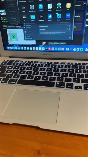 Running MacOS Sequoia 15.7.3 on a 13 year old MacBook Air final demo part 1