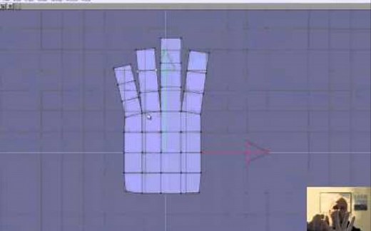 《关于做BaldiMod基础模型教程》（老视频）【Anim8or】如何制作一个手的模型