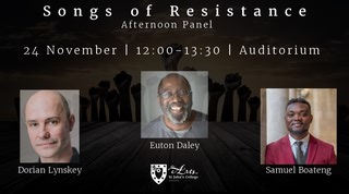 Songs of Resistance: Panel Discussion and Performance