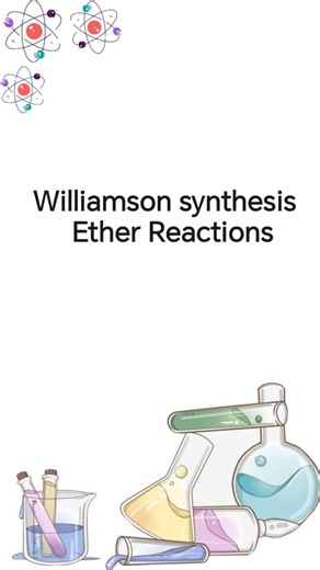 MSC Organic Chemistry H.J.M on Instagram‎: "Williamson Ether Reactions involve an alkoxide that reacts with a primary haloalkane or a sulfonate ester. alkoxides are commonly created by deprotonating an alcohol with a strong base, such as sodium hydride (NaH) تتضمن تفاعلات إيثر ويليامسون ألكوكسيدًا يتفاعل مع هالو ألكان أولي أو إستر سلفونات. تُصنع الألكوكسيدات عادةً عن طريق نزع بروتون من كحول باستخدام قاعدة قوية، مثل هيدريد الصوديوم (NaH). #organicchem #chemistry #chemistryvideo#viralvideos #explo