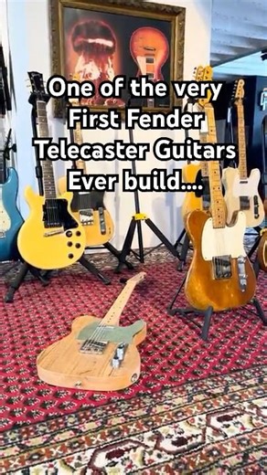Unique Historic Fender Telecaster/Pinecaster Guitar #craft #vintage #fender #video