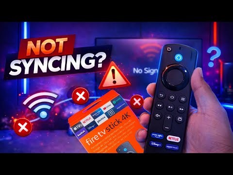 How to Pair & Sync New Fire TV Stick Remote - Pair New Fire TV Stick Remote