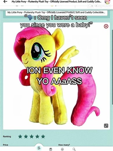 Look it’s a Fluttershy plushie