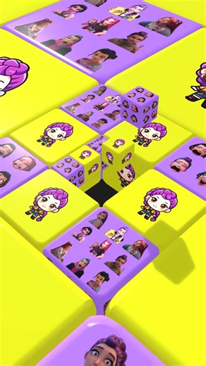 Kpop Demon Hunters Face Ball Falling #kpop #jpop #케데헌 #kpopdemonhunters #animation #roblox