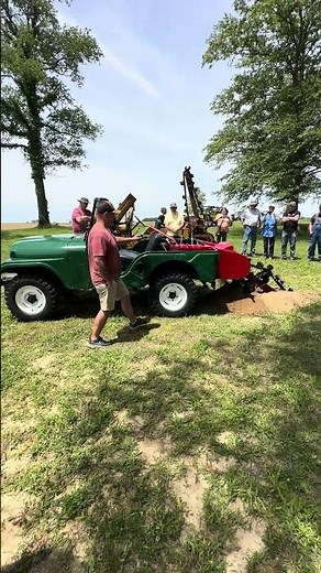 Trencher working Jeep Farm Show