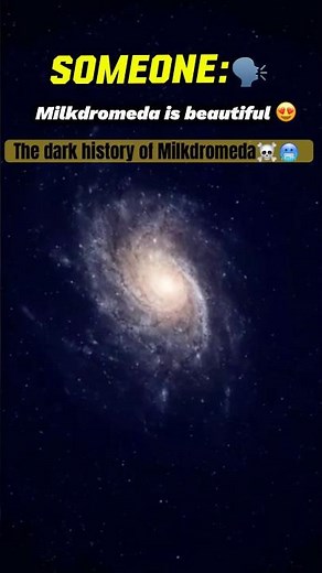 🌌 The Dark Future of Milkdromeda: When Galaxies Collide☠️#galaxycollision#milkyway#andromeda#space