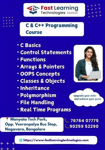 Master C & C++ Programming at Fast Learning Technologies