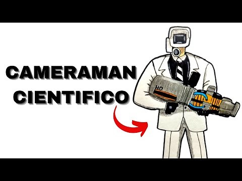 Cómo DIBUJAR al🎥CAMERAMAN CIENTIFICO (SkibidiToilet) How to DRAW SCIENTIST CAMERAMAN