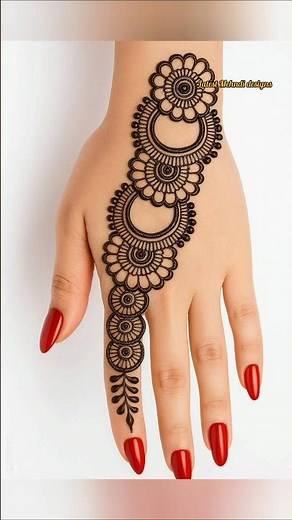 Mehndi design simple |mehandi design #mehndi #mehndidesign #mehandi #henna #eid #hennadesaign #short