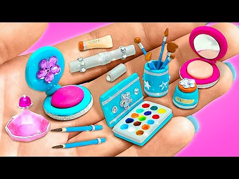 簡単DIYミニチュアコスメの作り方 | 楽しい小さなクラフト!🎨💄