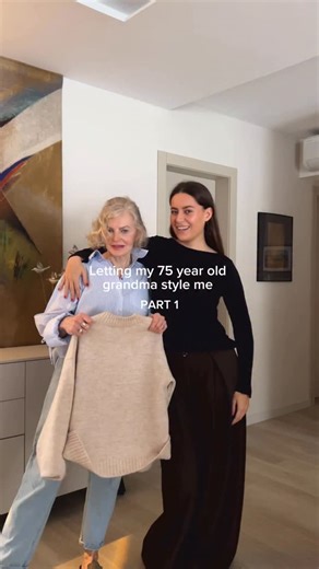 Hana Stollar on Instagram: "My fashion icon❤️ #fyp #styling #grandma #fashion #outfit"