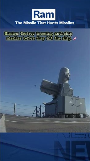 RAM - The Missile That HuntsMissiles #militaryshorts #army #modernwarfare #navy #militarytechnology