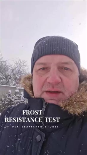 Testing Blade Beast blocks on an aluminum bond at below -10°C. Freeze resistance check. ❄️#Tool #BladeBeast #ProductTesting #FreezeTest #WinterGear