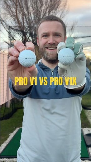 Which golf ball best suits my swing: Titleist PRO V1 or PRO V1X? Let’s find out #golfball #titleist