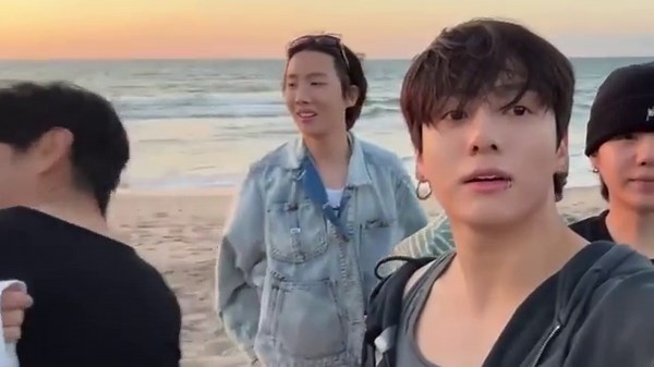 Taekook's possessive jealousy when one is affectionate with others.