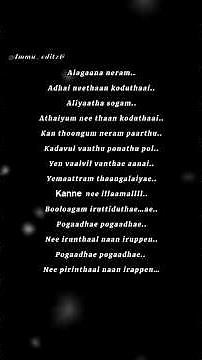 Pogathey pogathey song lyrics female version...❤️‍🩹🥺🎧