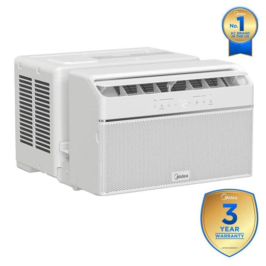 Reviews for Midea 12,000 BTU U+ Smart Inverter Window AC Cools up to 550 sq. ft. w/ Remote, Sleep Mode, Timer, Wi-Fi, Energy Star in White | Pg 4 - The Home Depot