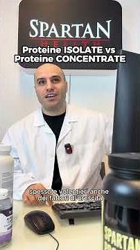 Proteine ISOLATE vs Proteine CONCENTRATE #integratori #aminoacidi