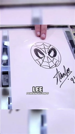 Spiderman Sketches Signed By Stan Lee