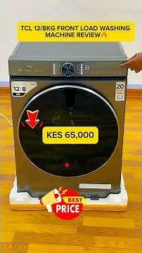 TCL 12/8KG ( C512WDG ) WASHER & DRYER WITH SMART DD MOTOR - FRONT LOAD WASHING MACHINE REVIEW#tcl