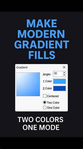 Master AutoCAD Gradient Fill | Two-Color vs One-Color GRADIENT