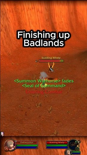 Finishing up Badlands - WoW Classic Hardcore Paladin Leveling