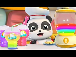 Sweet and Sour Fruit Juice | Colors Song, Hamburger Song | Nursery Rhymes | Kids Songs | BabyBus