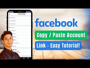 How to Copy and Paste Your Facebook Link !