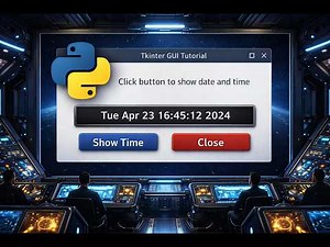 Python Tkinter – Display current time in label (time asctime)