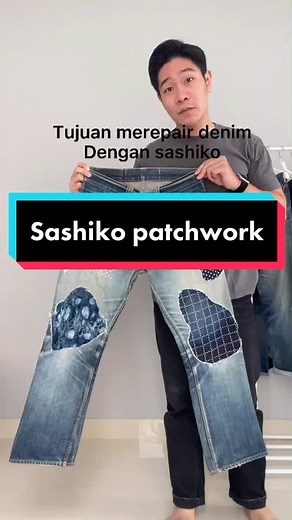 Tutorial Jahit Sashiko: Memperbaiki Celana Jeans Sobek secara Kreatif