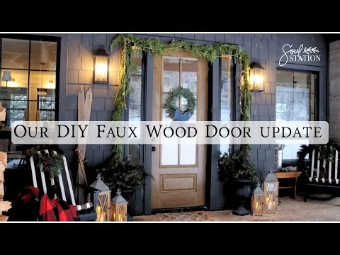Did it Actually Last? An Update & 2 Year Review On Our DIY Faux Wood Door!