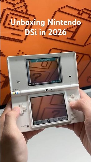 Unboxing Nintendo Dsi in 2026 #handheldgaming #retrogaming #nintendo #nds #gaming #unboxing