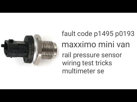 mahindra maxximo starting problem|fault code p1495| p0193 fuel rail pressure sensor
